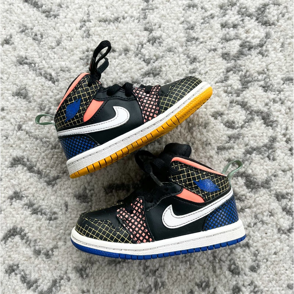 Nike Air Jordan 1 Mid Toddler Sneakers 7C